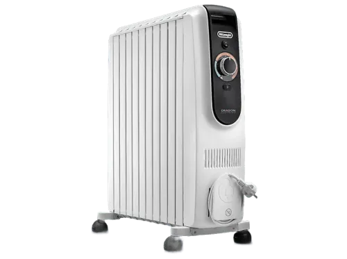 Radiador De'Longhi Dragon EASYTRONIC TRD50820 Sistema de aceite 2000W 12 niveles de temperatura 8 elementos Blanco