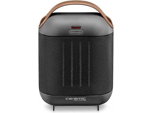 Calefactor De Longhi HFX30C18.IW 1800W Cerámico Anti-congelación Termostate ajustable Negro/Gris