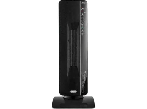 Calefactor DeLonghi Tch 8993 Er 2400W Cerámico 3 niveles Función anticongelante Termostate ajustable Negro