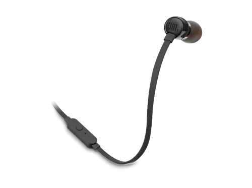 Auriculares de botón JBL Tune 110 Intraurales Micrófono Cable Plano Anti-enredos Negro