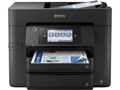 Impresora multifunción tinta Epson Workforce Pro WF-4830DTWF Impresión doble cara Color WiFi Fax Negro