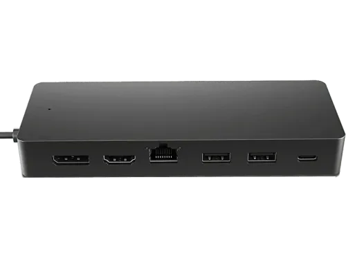 Hub USB/Concentrador HP Concentrador multipuerto universal USB-C 7 puertos Windows® macOS y Chrome OS® Negro