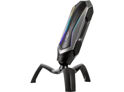 Micrófono Newskill Agni Con RGB Gaming Movilidad 360º Sensibilidad 45 + -3dB Negro