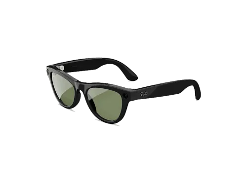 Gafas IA Ray-Ban Meta Skyler (Gen 2) Negro brillante Lentes en verde Talla estándar