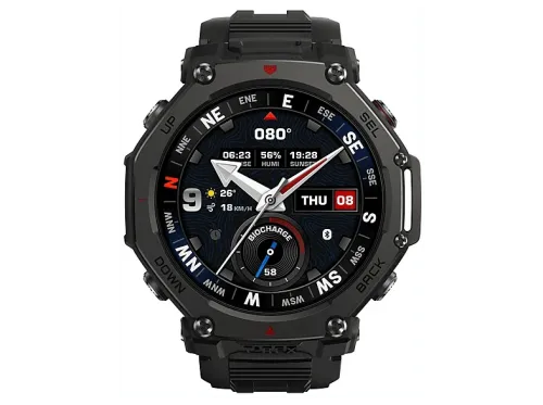 Smartwatch Amazfit T-Rex 3 Pro Correa de 22mm Silicona Pantalla AMOLED 1.5" Sensor de Pulso Medidor ProfundidAd hasta 45m Negro