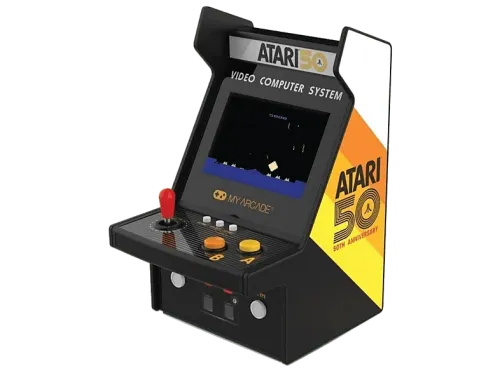 Consola retro My Arcade Micro Player Atari 100 Games 100 Video Games Pantalla 2.75" a Color Negro