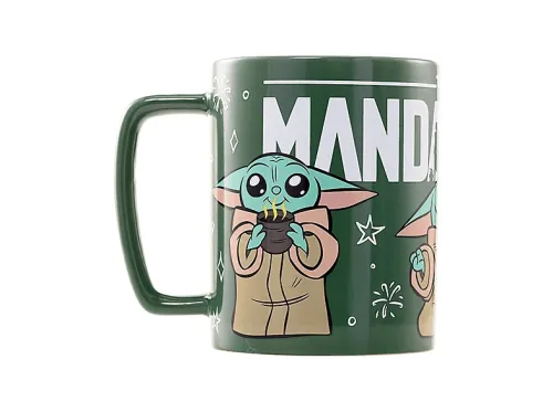 Taza Sherwood Grogu de The Mandalorian (Star Wars) Con cubre taza peludo