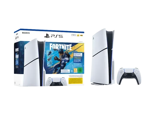 Consola Sony PS5 Slim Standard 1 TB SSD 4K 1 mando Chasis E Blanco + Pack Fortnite Flowering Chaos (código de descarga)