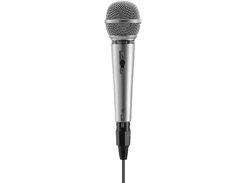 Micrófono Hama Jam Star 100 Hz 10 kHz Dinámico Cardioide Cable 3m Plata
