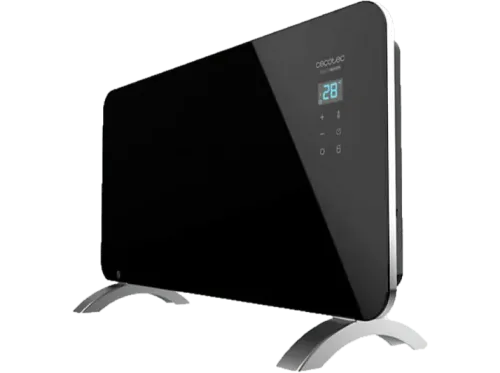 Convector Cecotec Ready Warm 6720 Crystal Connection 1500 W IP24 2 potencias Negro