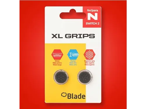 Grips FR-TEC Kings League Grips Para Joy-Con de Nintendo Switch 2 Negro