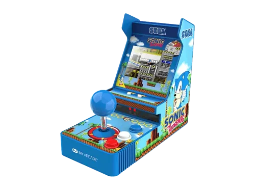 Consola retro portátil My Arcade Joystick Player Sonic The Hedgehog Azul