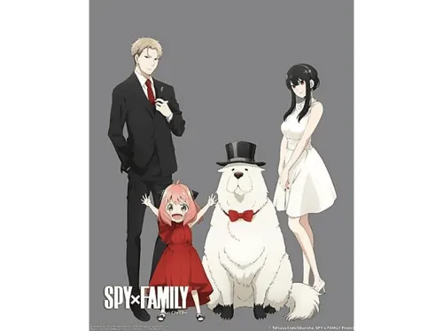 Póster 3D Sherwood Spy X Family Enmarcado Licencia oficial