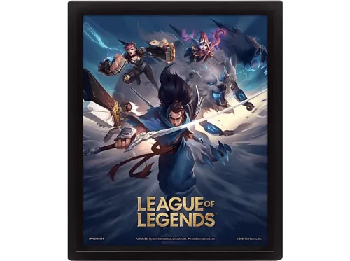 Póster 3D Sherwood League Of Legends Enmarcado Licencia oficial League Of Legends