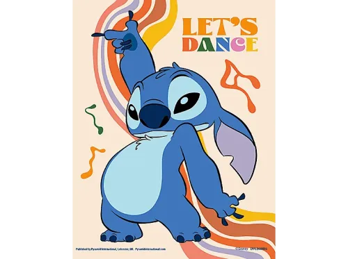 Póster 3D Sherwood Lilo & Stitch Let's Dance Enmarcado Licencia oficial Lilo & Stitch