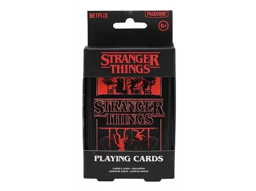 Baraja de cartas Sherwood Stranger Things Caja metálica Licencia oficial