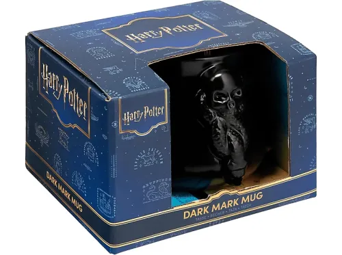 Taza Paladone Harry Potter: Marca Tenebrosa 400 ml Negro
