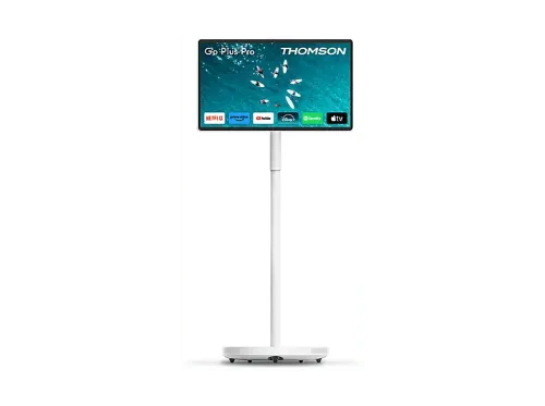 Pantalla Thomson 27FE7M45/GO PLUS PRO Full-HD Táctil WiFi6 Control por Voz 4h Autonomía Cámara Blanco
