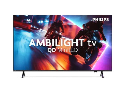 TV Mini LED 85" Philips 85MLED910/12 UHD 4K P5 Ambilight Smart TV Dolby Vision y Atmos Negro