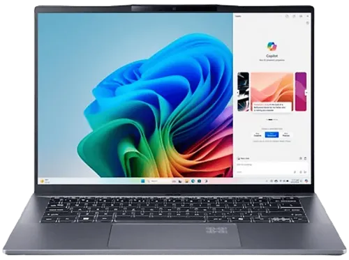 Portátil Acer Swift Go 14 AI SFG14-01-X962 Copilot+ PC 14.5" WUXGA Snapdragon® X Plus X1P-42100 8C 45 TOPS 16GB RAM 1TB SSD Adreno™ W 11
