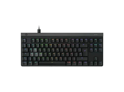 Teclado gaming Logitech G G515 Rapid TKL Cable Interruptores analógicos y teclas personalizables Activador rápido Resolución SOCD PC-Mac Negro