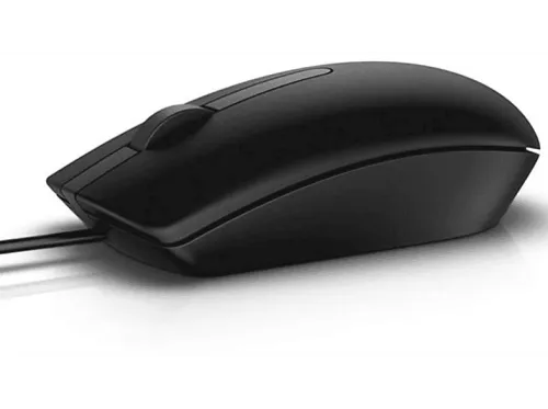 Ratón Dell MS116 1000DPI USB Óptico Ambidextro Negro