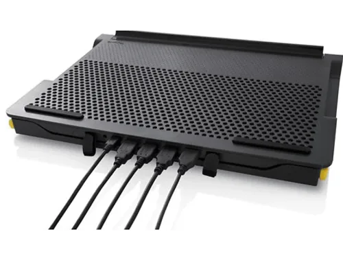 Soporte de refrigeración Targus Chill Mat™+ with 4-Port Hub 2 ventiladores Negro