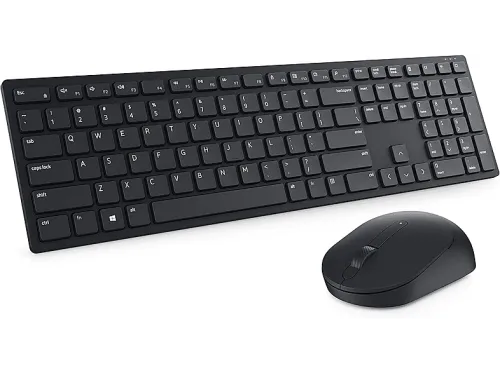 Pack Teclado + Ratón Dell KM5221W Inalámbrico Teclado Silencioso 12 Teclas programables Negro