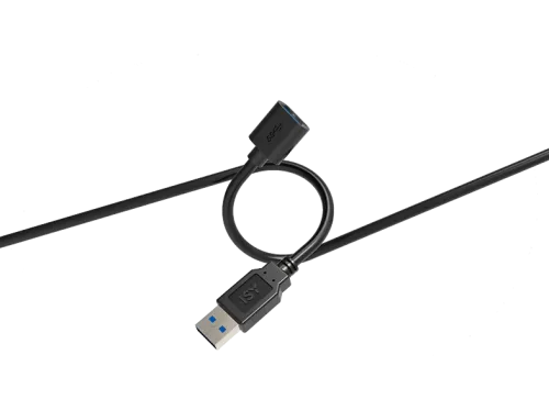 Cable USB ISY IUC-1025 USB 3.0 USB-A a USB-A 1.5m 5 Gbps Negro