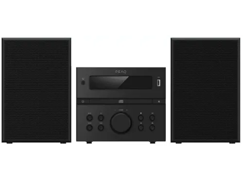 Microcadena PEAQ PMS 350 Reproductor de CD y USB 60 W Negro