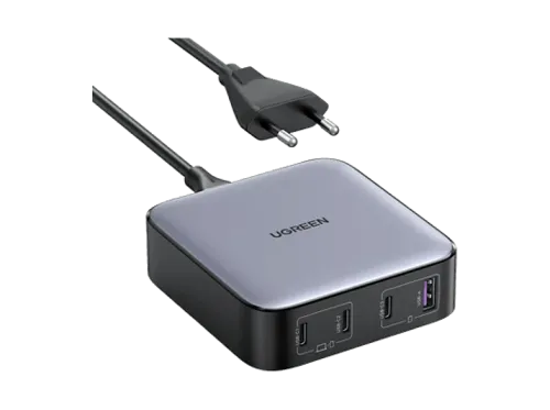 Cargador para portátil Ugreen UGR90928 Universal 1x USB-A 3x USB-C 100W Gris