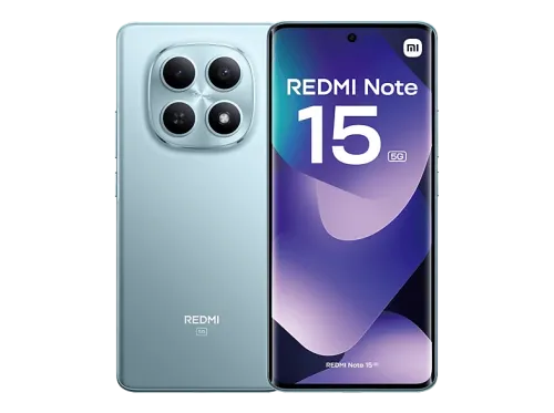 Móvil Xiaomi Redmi Note 15 5G Azul glaciar 256 GB 8 GB RAM 6.77" AMOLED FHD+ MediaTek Helio G100-Ultra 6000 mAh