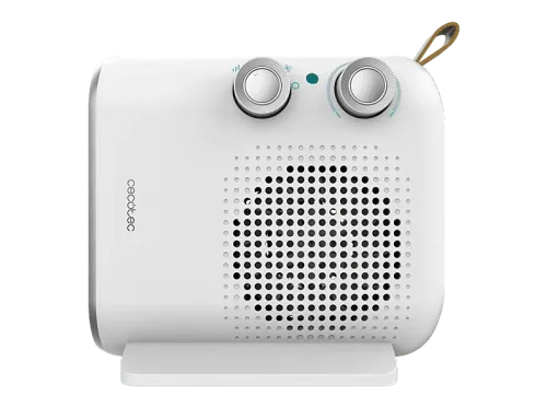 Calefactor Cecotec ReadyWarm 2050 Max Dual White 2000W 2 niveles de potencia 3 modos de funcionamiento Hasta 20m2 Termostato regulable Blanco