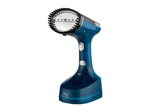 Plancha de vapor vertical Ufesa Easy Press 1700W 0.3l Calentamiento 25s hasta 30 g/min 10 min Autonomía Azul