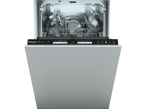 Lavavajillas integrable- Candy Brava CDIH 1L949 9 servicios 5 programas 45 cm Inicio Diferido Seguridad Aquastop Sin panelar