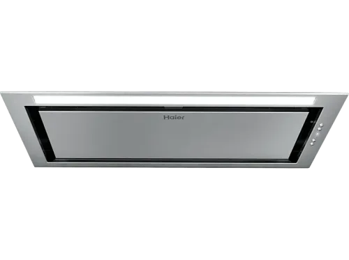 Campana decorativa Haier HAPY72ES6X Grupo Filtrante 3+1 velocidades 650 m³/h Filtro de carbono Válvula no retorno 68db(A) Inox