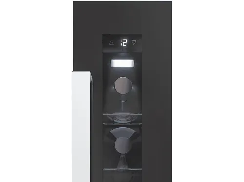 Vinoteca integrable Candy CCVB 15/1 20l 7 botellas 88cm Cristal Anti-UV Antivibraciones Negro