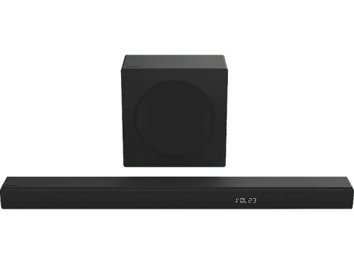 Barra de sonido Hisense HS3100 Subwoofer Inalámbrico 6.5" Dolby Audio & DTS Virtual:X 480 W Negro