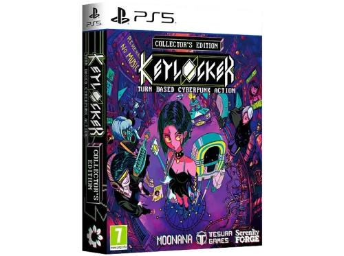 PS5 Keylocker Turn Based Cyberpunk Action Ed. Colecionista