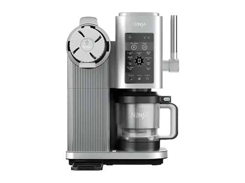 Heladera Ninja CREAMi Scoop & Swirl NC701EU 800 W 480ml 13 Programas Tecnología Soft Serve Creamify Dispensador 3 velocidades Gris platino