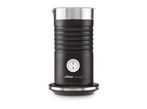 Espumador de leche Ufesa Nuvella 600W Capacidad máx. 200ml 3 Funciones: Espuma Caliente Espuma Fría Calienta Leche Tecnología Magnética Negro