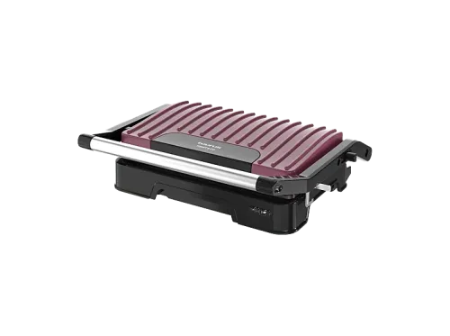 Sandwichera Taurus Toast & C Ver. II GR1003P 1000W Placas de aluminio Tapa basculante Libre de PFOA Granate