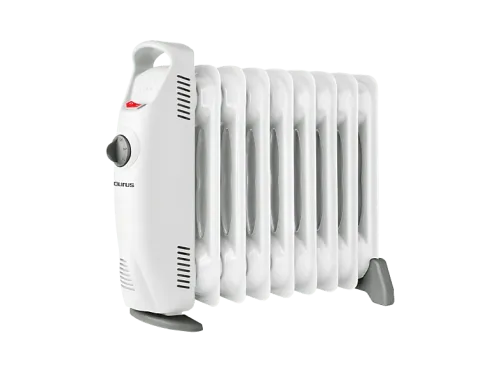 Radiador de aceite Taurus MASAI 1000 1000 W 3 intensidades de calor 9 elementos Blanco