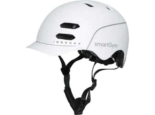 Casco SmartGyro Helmet Para Patinete Eléctrico O Bicicleta Talla L Talla Cabeza 61 cm Blanco