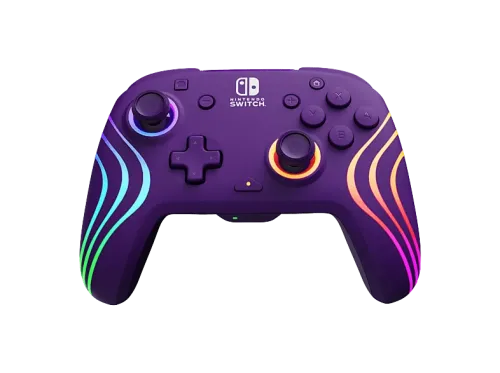 Mando Nintendo Switch Turtle Beach Afterglow™ Wave Nintendo Switch Inalámbrica 40h Autonomía 9m Alcance Morado