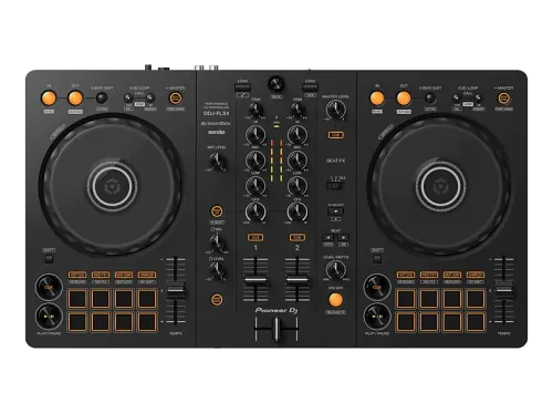 Controladora DJ Pioneer DJ DDJ-FLX4 2 Canales 20 Hz – 20 kHz Compatibilidad con Rekordbox y Serato Negro