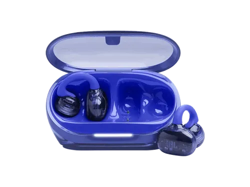 Auriculares True Wireless JBL Soundgear Clips 32h Autonomía 4 Micrófonos IP54 Conexión Multipunto y Emparejamiento Rápido Azul