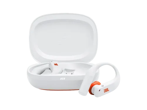 Auriculares deportivos JBL Endurance Peak 4 Intraurales Bluetooth 48h Autonomía 6 Micrófonos Cancelación de Ruido Adaptativa Blanco