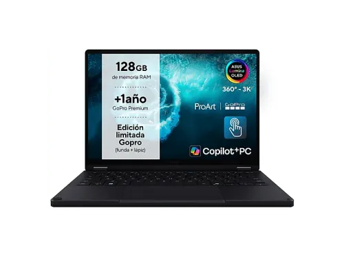 Portátil ASUS ProArt PX13 OLED HN7306EAC-LX084W Copilot+ PC 13.3" 3K AMD Ryzen AI Max+ 395 50 TOPS 128GB RAM 2TB SSD W11H Pluma Stylus Funda