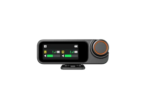 Micrófono DJI Mic 3 Receptor Inalámbrico WiFi Bluetooth 5.4 Cancelación de ruido avanzada 10h Autonomía Negro